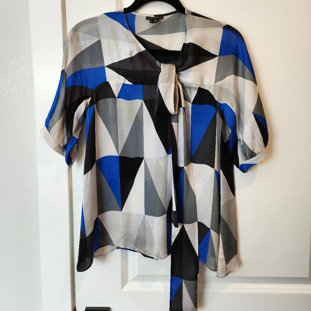 Theory silk blouse
